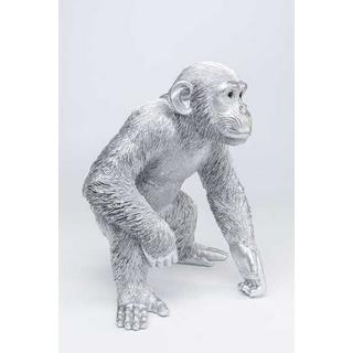 KARE Design Figura decorativa Playing Ape argento  