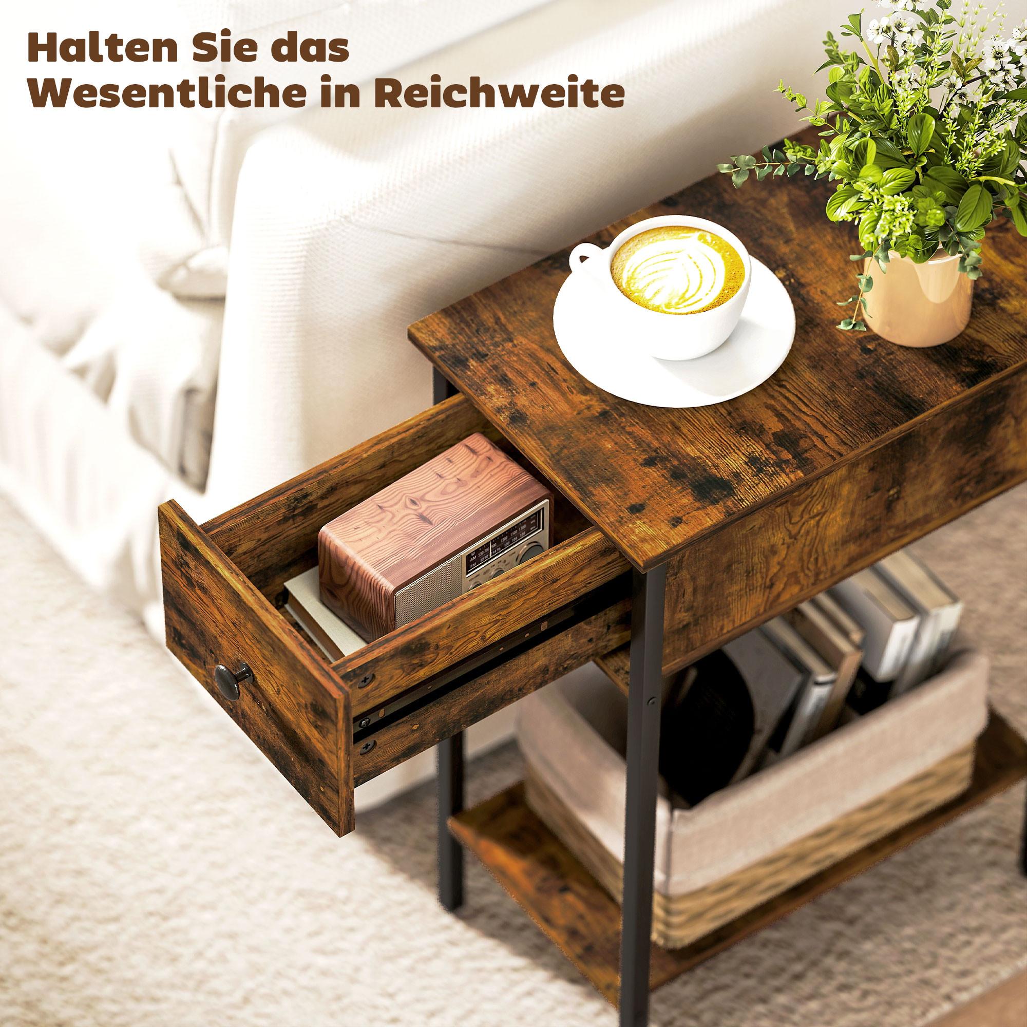 HOMCOM Side Table  