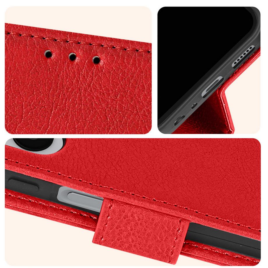 Avizar  Étui Samsung A05s Portefeuille Rouge 