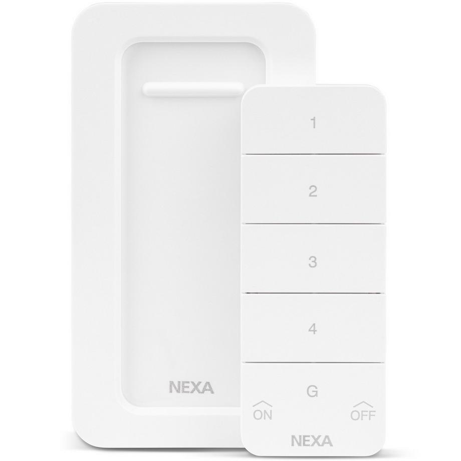 Nexa  MYCT-2107 Télécommande avec support magnétique 4 canaux 433 MHz 