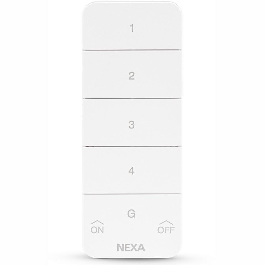 Nexa  MYCT-2107 Télécommande avec support magnétique 4 canaux 433 MHz 
