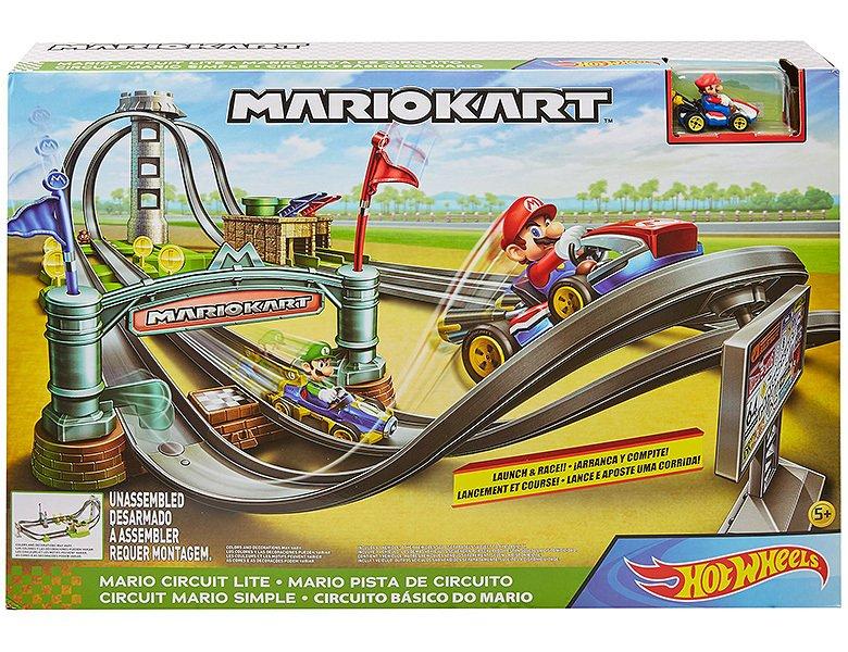 Hot Wheels  Super Mario Mario Kart Circuit Lite Track Set (1:64) 