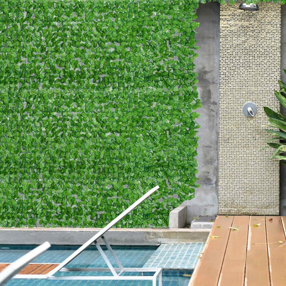 Northio Siepe Privacy Siepe Artificiale Decorazione Da Parete Per Balcone Verde Chiaro 300X100 Cm  