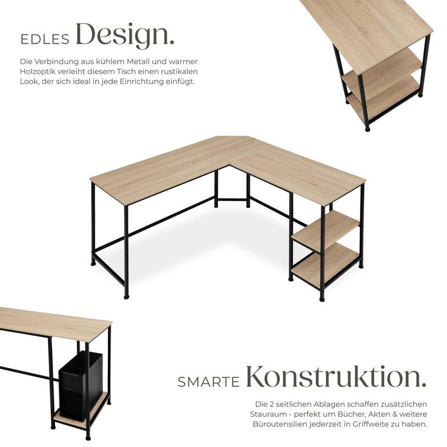 Tectake Scrivania Hamilton  stile industriale  