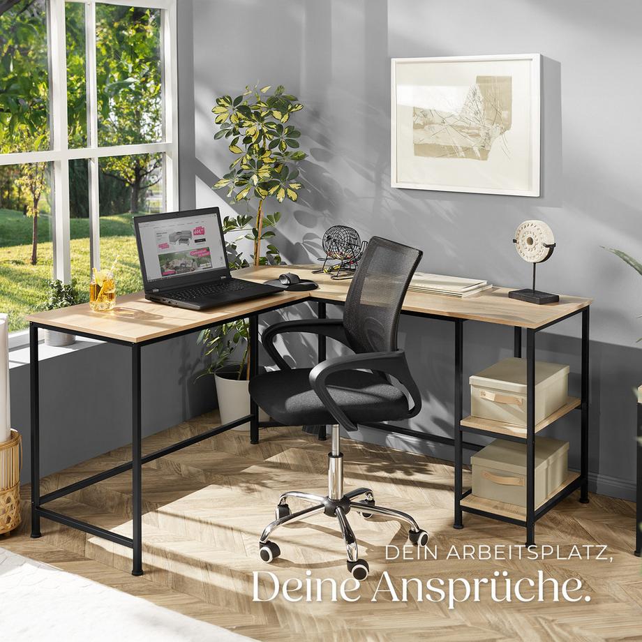 Tectake Bureau HAMILTON style industriel  