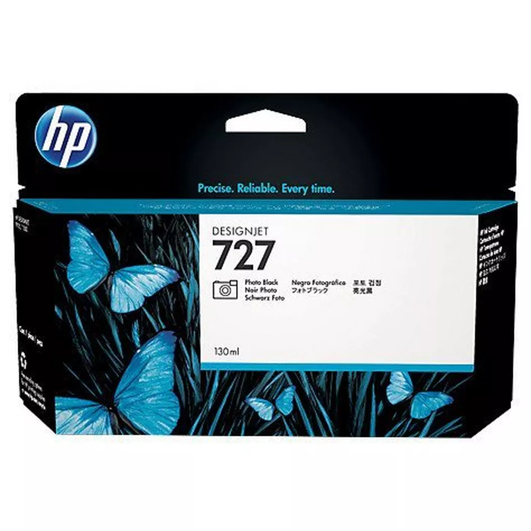 Hewlett-Packard – HP Tintenpatrone 727 photo black B3P23A DesignJet T920/T1500 130ml, One Size