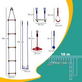 AIYAPLAY  Ensemble de slackline Ninja 