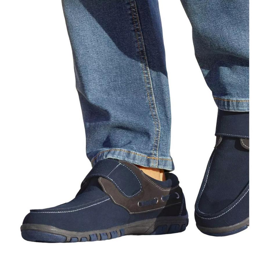 Atlas For Men Mocassins en Cuir avec Fermeture Velcro  