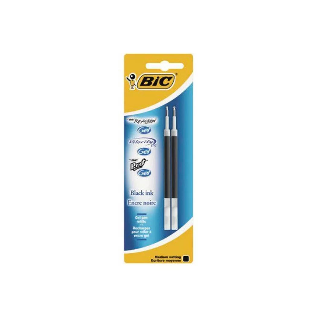 Bic -  Gel Roller 0,7mm  2 Stück, Schwarz