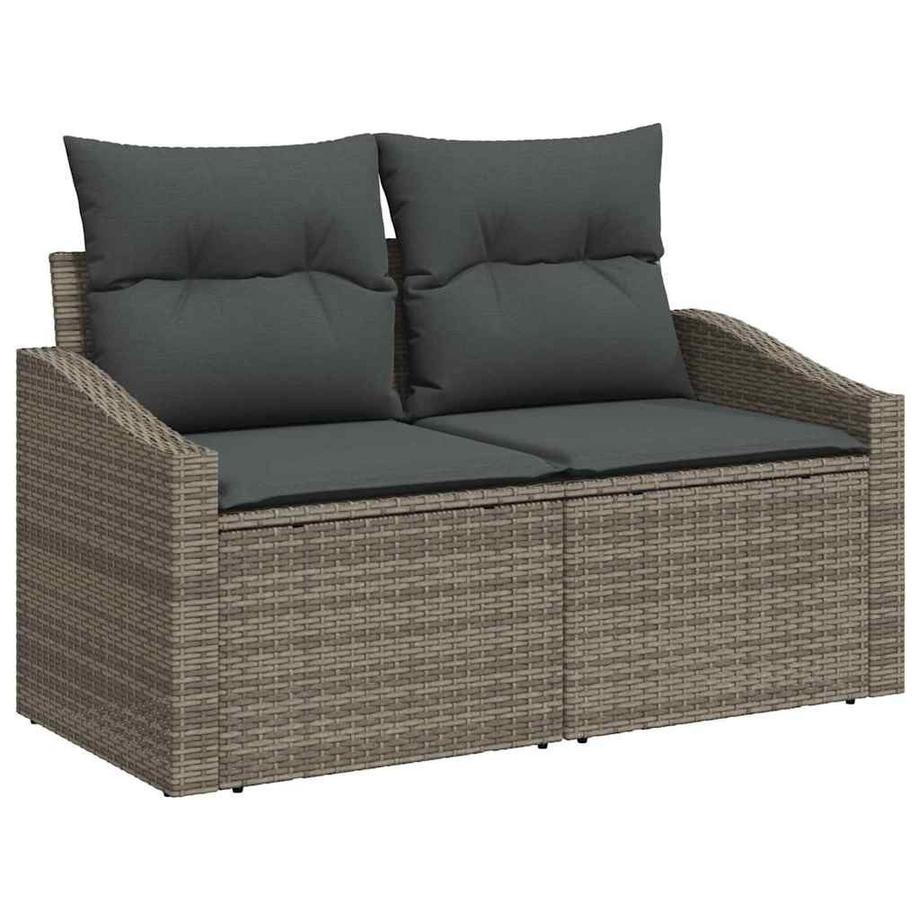 VidaXL Canapé de jardin poly rattan  
