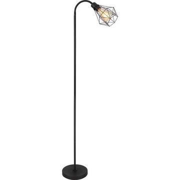 Lampadaire métal noir mat 1xE27