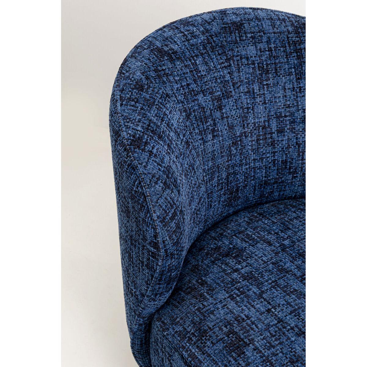 KARE Design Fauteuil pivotant Ellie bleu  