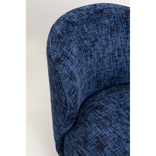 KARE Design Fauteuil pivotant Ellie bleu  