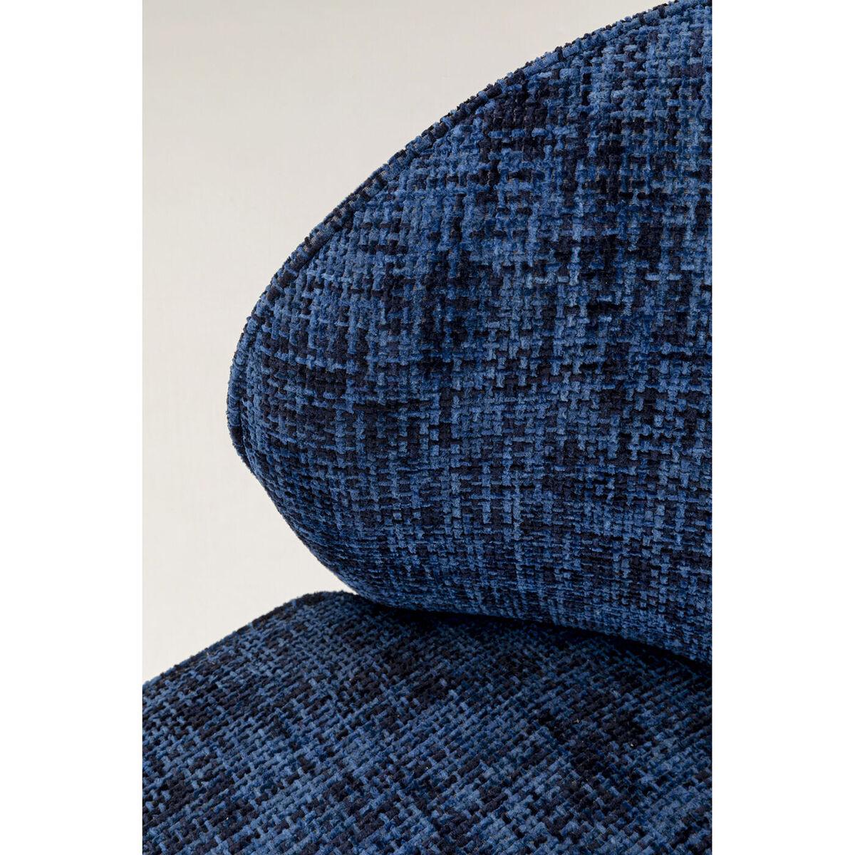 KARE Design Fauteuil pivotant Ellie bleu  