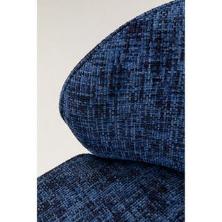 KARE Design Fauteuil pivotant Ellie bleu  