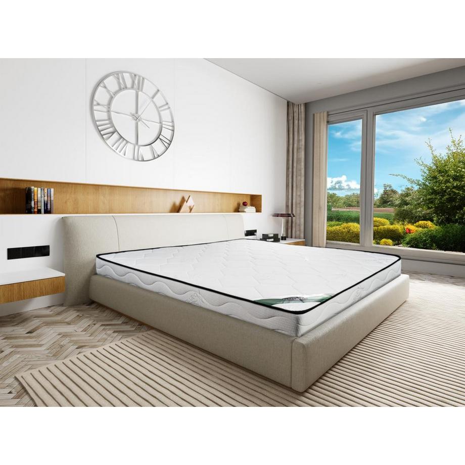 Vente-unique Matelas 140 x 190 cm mousse et coutil bambou ép.15cm - KANANI de NATUREA  