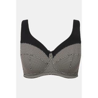 Ulla Popken  Soutien-gorge de maintien avec motif, sans armatures – bonnet C - F 