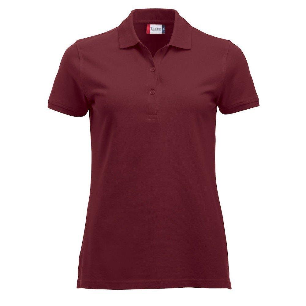 Image of Marion Poloshirt Damen Weinrot L