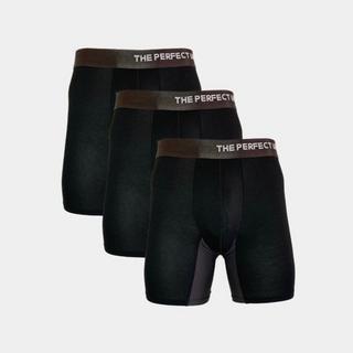 The Perfect Underwear  Bambus Boxer-shorts, schwarz (3 Stk. pro Pack), Größe 3XL 