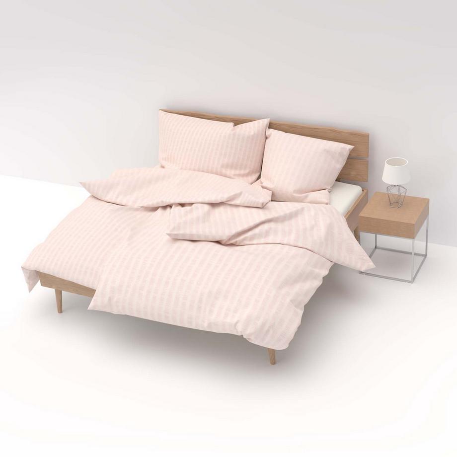 Lotus Bettwaren Lotus Biancheria da letto raso seersucker tinta unita  