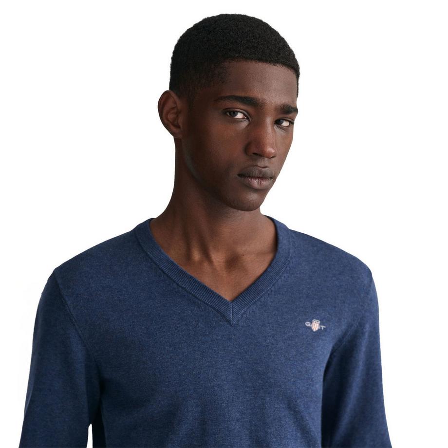 GANT Classic Cotton V-Neck Strickpullover  