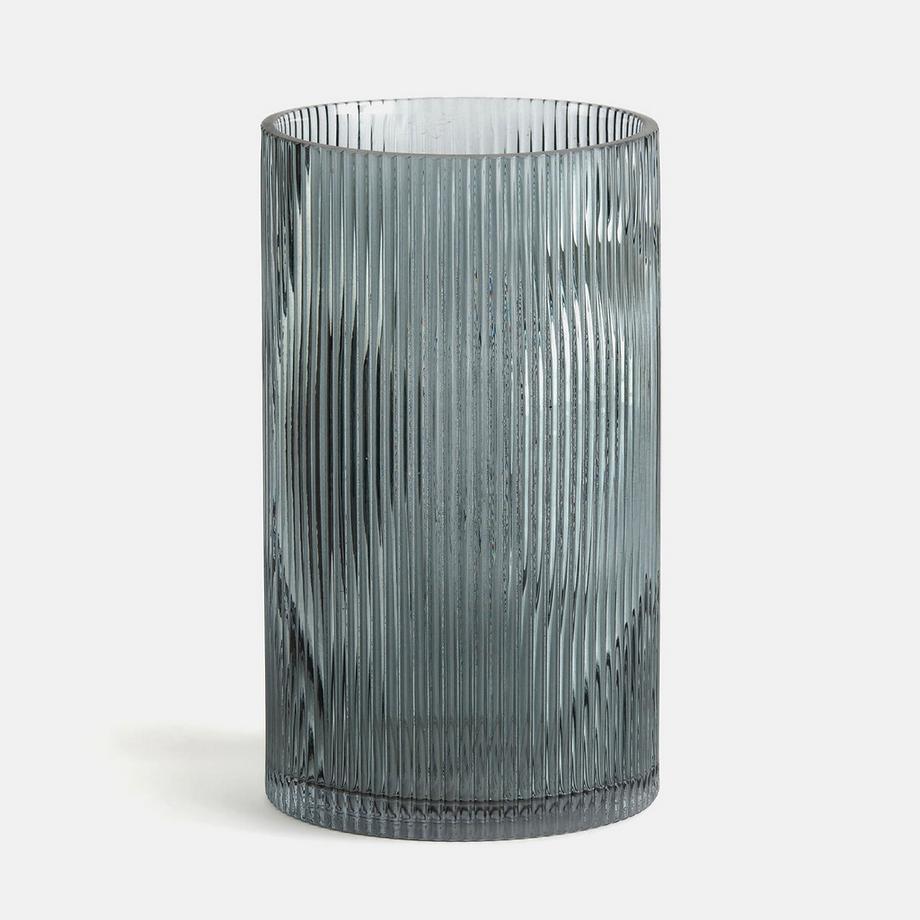 La Redoute Intérieurs Gerade Vase Afa aus geriffeltem Glas  