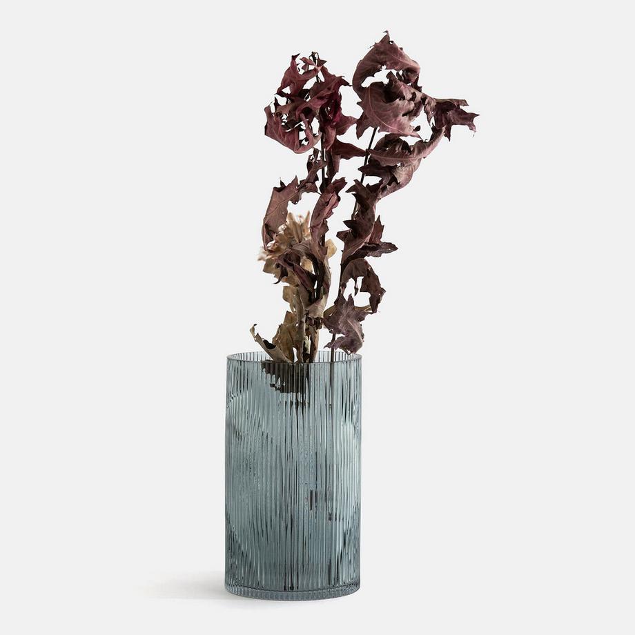 La Redoute Intérieurs Gerade Vase Afa aus geriffeltem Glas  