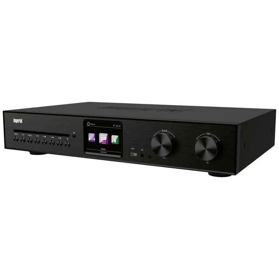 Imperial  All-In-One HiFi System mit Verstärker und CD Player, Bluetooth Sender/Empfänger & Media- 