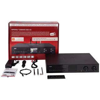 Imperial  All-In-One HiFi System mit Verstärker und CD Player, Bluetooth Sender/Empfänger & Media- 