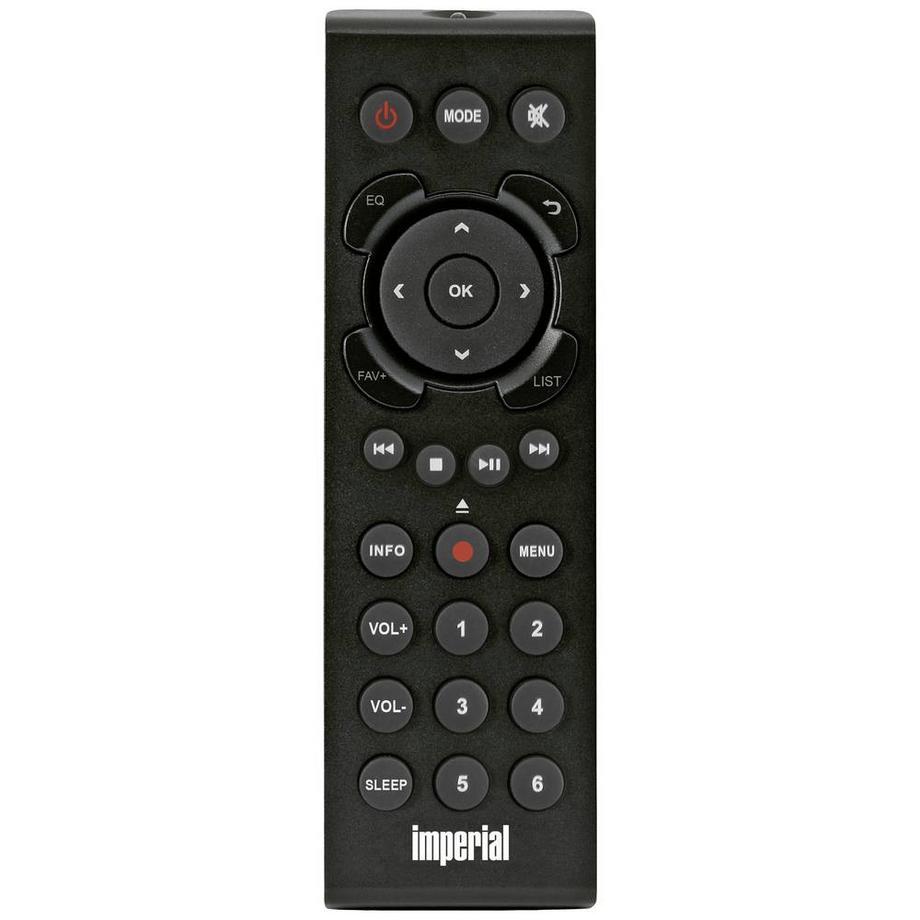 Imperial  All-In-One HiFi System mit Verstärker und CD Player, Bluetooth Sender/Empfänger & Media- 