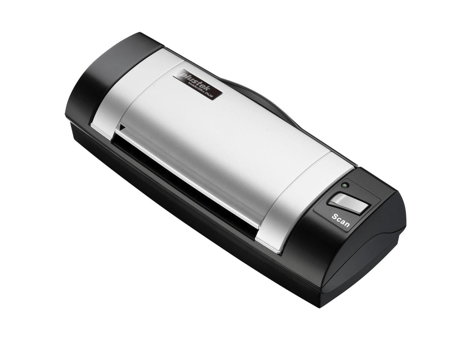 Plustek  MobileOffice D620 Scanner per biglietti da visita 600 x 600 DPI Nero, Argento 