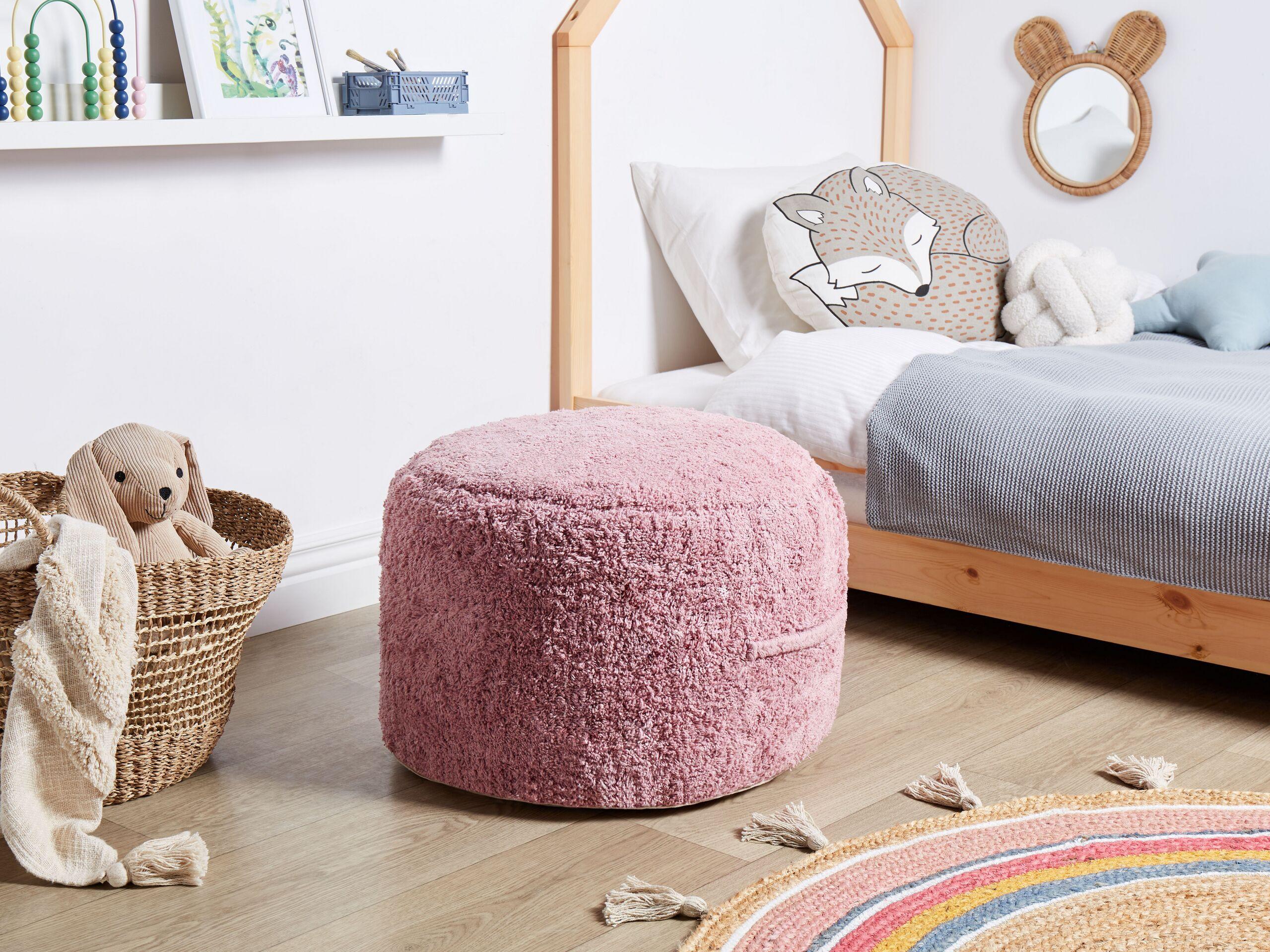 Beliani Pouf en Coton Boho KANDHKOT  