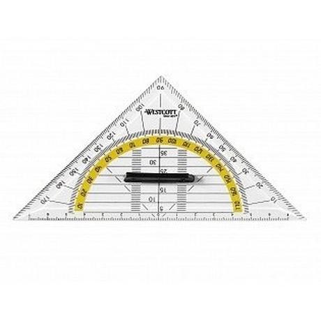 WESTCOTT WESTCOTT Geodreieck 14cm E-1013300 mit Griff  