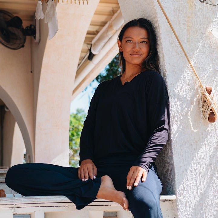 Vervola Tilda Yoga Maglietta Maniche Lunghe  