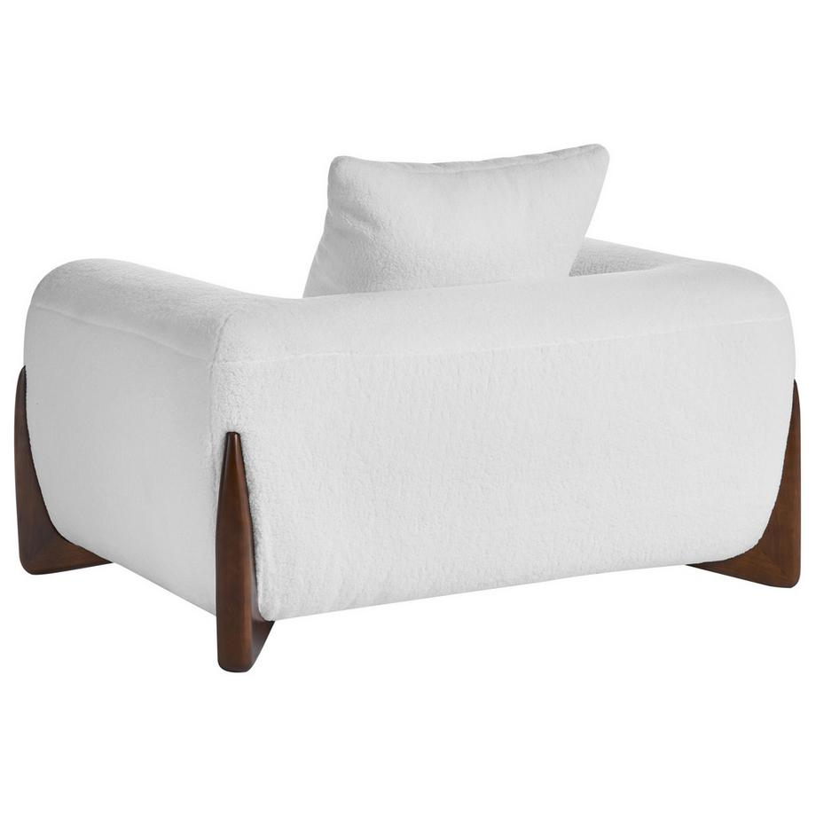 Beliani Fauteuil en Bouclé Moderne VINLIDEN  