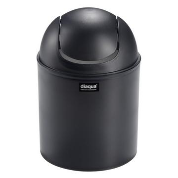 Pattumiera basc.Trend Frosted piccolo,antracite transparente