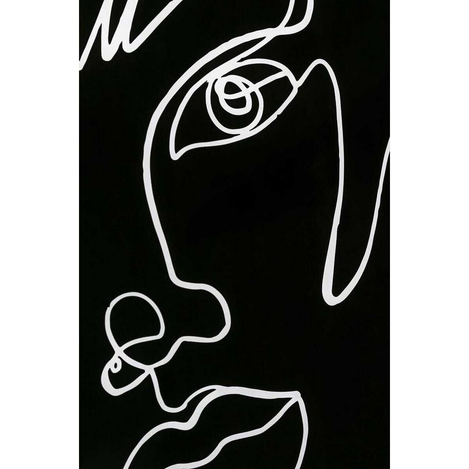 KARE Design Quadro incorniciato Faccia Arte Disegno 150x100  