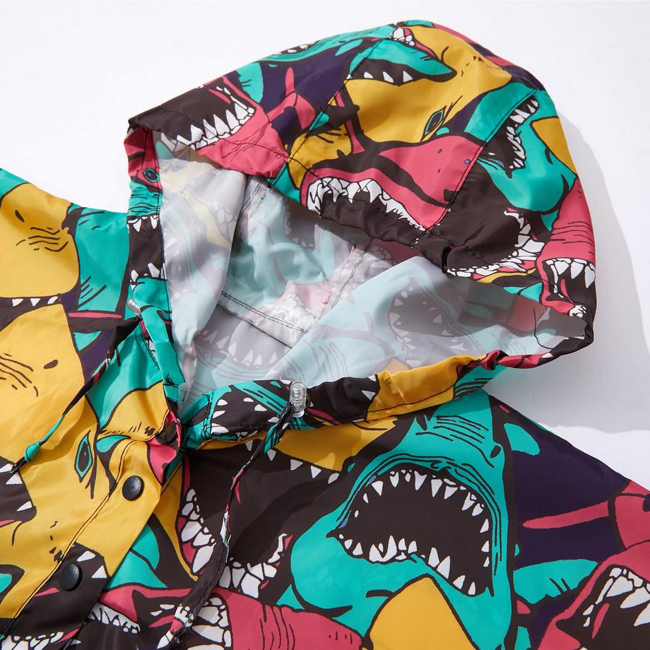 Alopini Kinder Regenmantel Regenjacke Regenponcho Regencape  