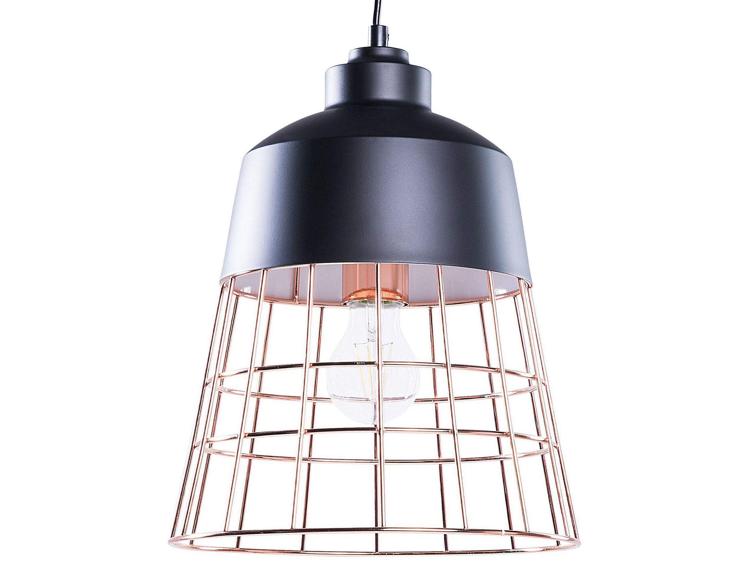 Beliani Lampe suspension en Métal Moderne MONTE  