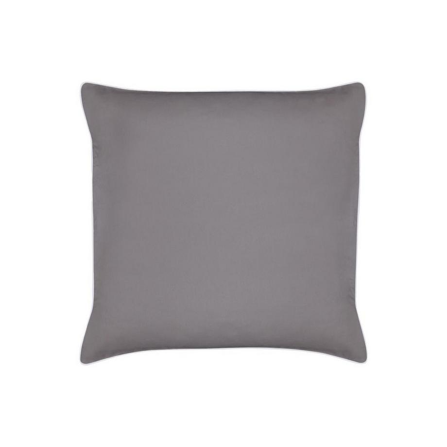 Vente-unique Parure de lit en percale de coton avec passepoil décoratif  