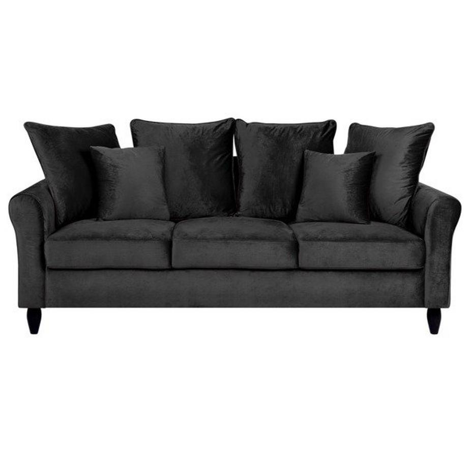 3 Sitzer Sofa aus Samtstoff  BORNHOLM