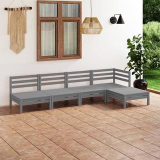 VidaXL Mobilier de jardin bois de pin  