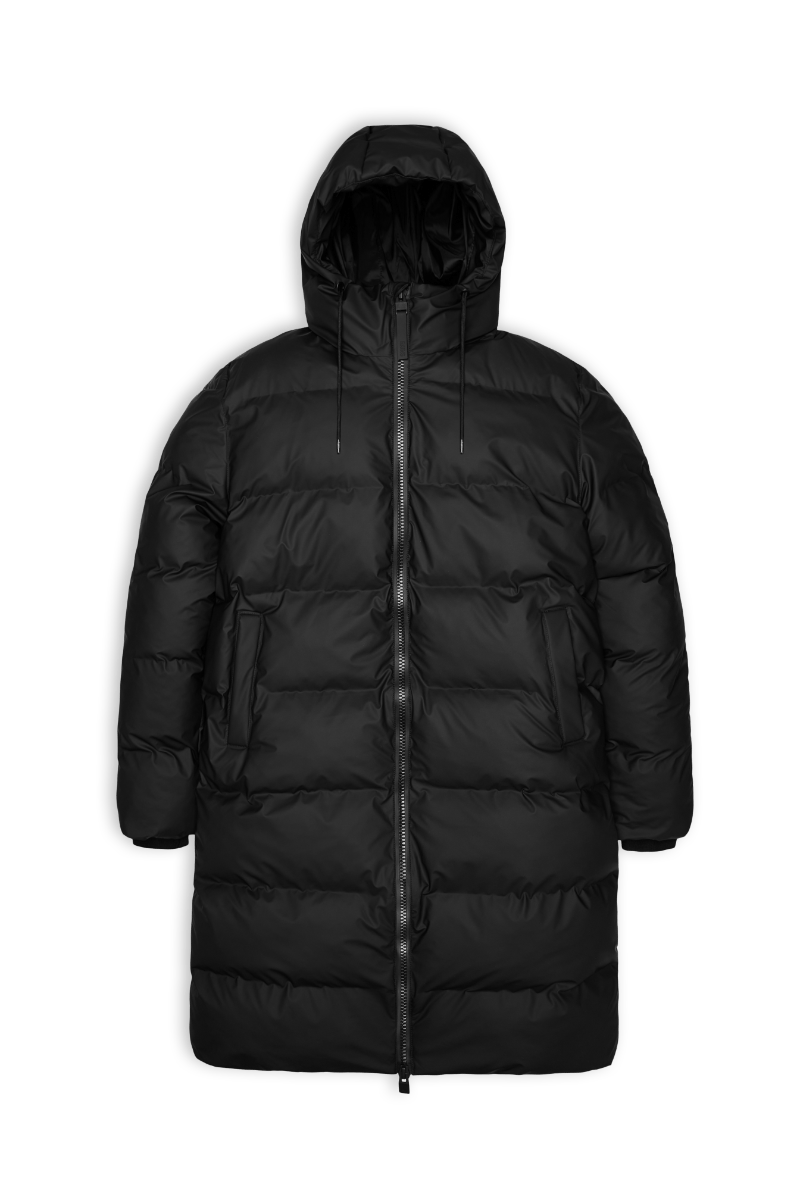 RAINS  15130-Alta Long Puffer Jacket-XS 