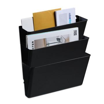 Lot de 3 porte-journaux muraux