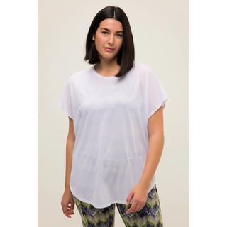 Studio Untold  T-shirt de sport, oversize, mesh, col rond 