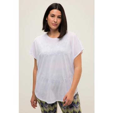 T-shirt de sport, oversize, mesh, col rond