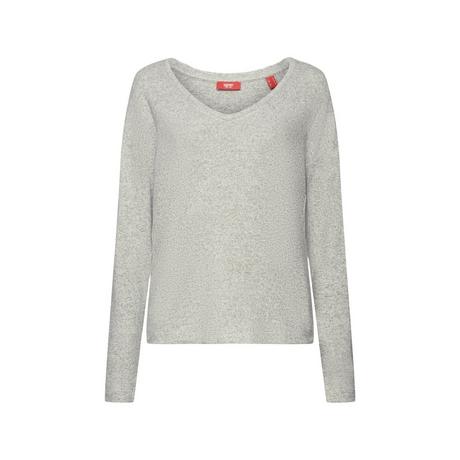 ESPRIT T-shirt brossé col en V manches longues  