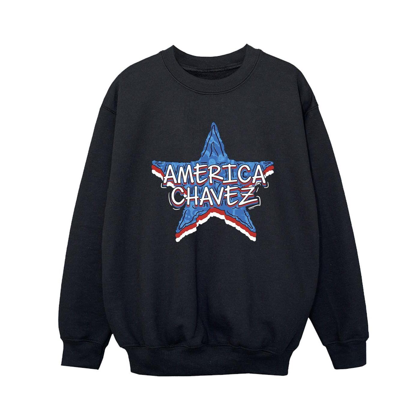 Image of Doctor Strange America Chavez Sweatshirt Jungen Schwarz 128