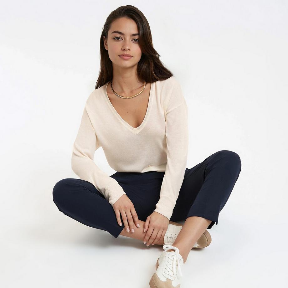 La Redoute Collections Pullover Scollo a V  