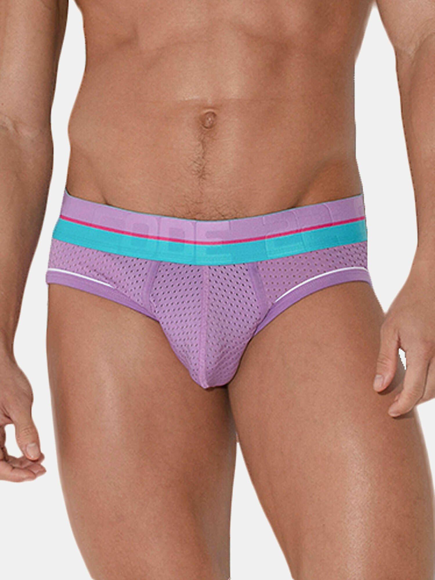 Image of Slip Bright Mesh Herren Violett Bedruckt XL
